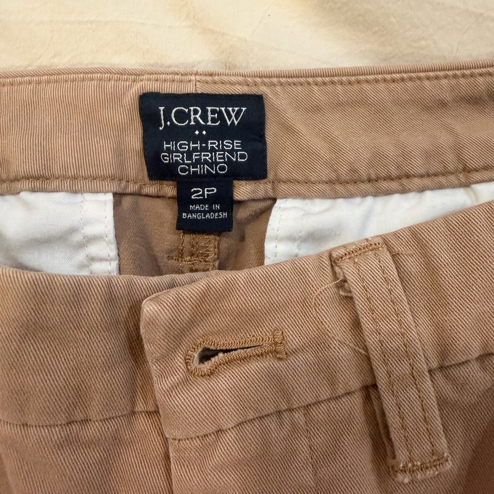 J. Crew Factory Girlfriend Khaki Chinos - Picture 5 of 5